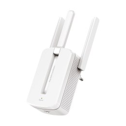 Repeater - wzmacniacz sygnału bezprzewodowego MW300RE V3, 300 Mb/s, 802.11n/g/b, 3 anteny / MERCUSYS