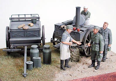 Model plastikowy german field kitchen scenery Model plastikowy german field kitchen scenery