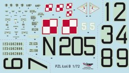 Pzl-37b ŁoŚ model set