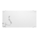 1000W Ceramiczne panele grzewcze WIFI - DEKORACYJNE czarny marmur