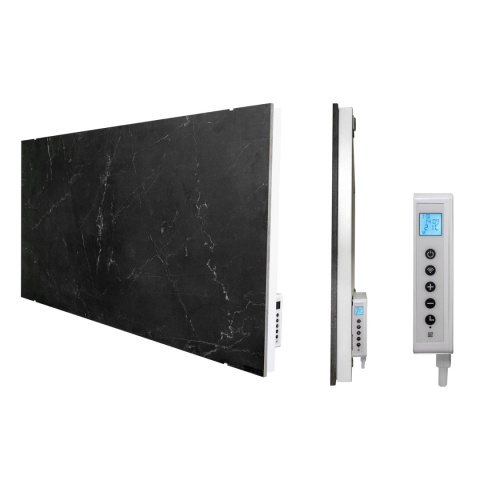 1000W Ceramiczne panele grzewcze WIFI - DEKORACYJNE czarny marmur 1000W Ceramiczne panele grzewcze WIFI - DEKORACYJNE czarny marmur