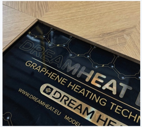 FOLIA GRZEWCZA 140W/m² GRAFENOWA DREAM HEAT BLACK szerokość 50cm 70W/mb FOLIA GRZEWCZA 140W/m² GRAFENOWA DREAM HEAT BLACK szerokość 50cm 70W/mb