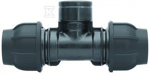 TRÓJNIK ZACISK.PP 90ST.75X2"X75 GW DO P TRÓJNIK ZACISK.PP 90ST.75X2"X75 GW DO P