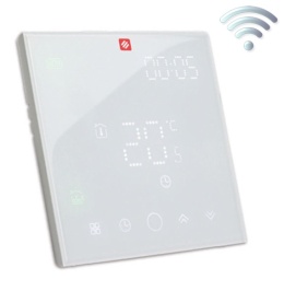 Termostat NJ-003 biały mleczny
