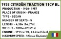 Klocki citroen traction 11cvbl