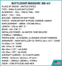 Klocki historical collection battleship missouri (bb-63)