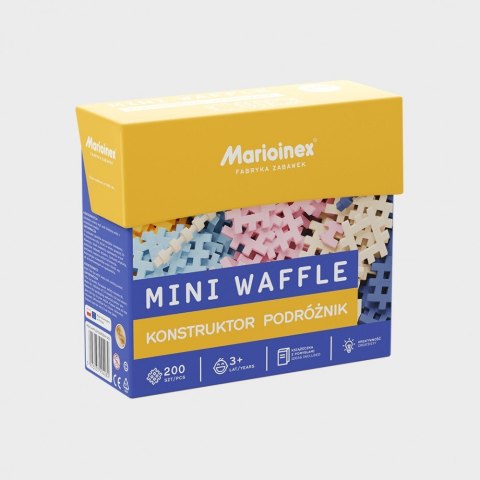 Klocki mini waffle - podróżnik 200 elementów Klocki mini waffle - podróżnik 200 elementów