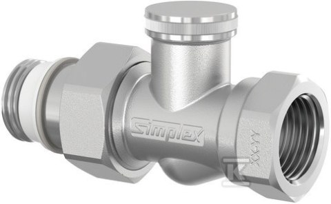 ZAWÓR POWROTNY PROS.1/2"X1/2" NIKL.STD