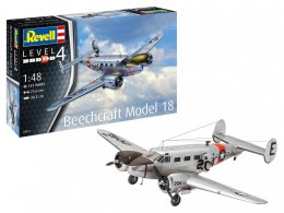 Model plastikowy samolot beechcraft model 18 1/48