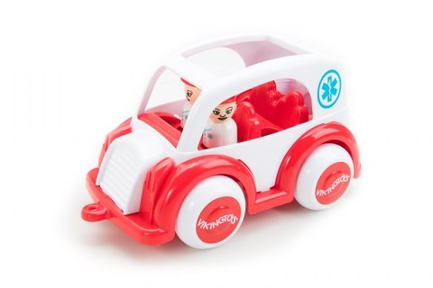 Pojazd ambulans z figurkami jumbo viking toys