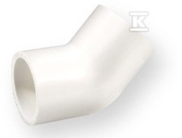 KOLANO 45ST KW/KW PVC 3/4