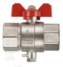 ZAWÓR KULOWY V - 20 G 3/4" ZAWÓR KULOWY V - 20 G 3/4"