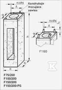 FUNDAMENT F150/200 RZESZÓW 200X200 8-12