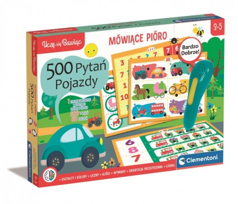 Gra mówiące pióro 500 pytań pojazdy