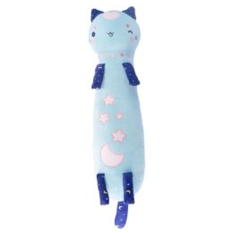 Maskotka momomi kot świecący w ciemności niebieski 60 cm