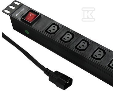 LISTWA ZASILAJĄCA 19" 1U 10A PDU 8XC13