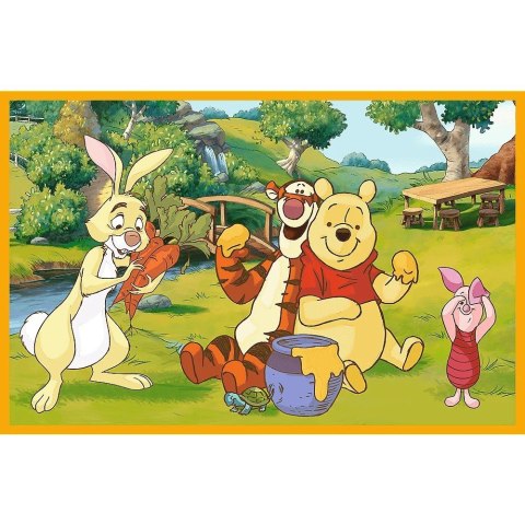 Puzzle 2x24 elementy kubuś puchatek dzień w ogrodzie Puzzle 2x24 elementy kubuś puchatek dzień w ogrodzie