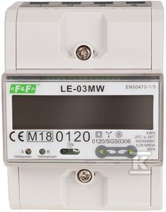 LE-03MW LICZNIK ENERGII 3F 2-KIER.MODBUS