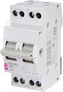 PRZEŁ.SIEĆ-AGREGAT I-O-II 25A 2-BIEG.