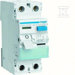 RCC.WYŁ.RÓŻ.1P+N 25A/30MA TYP A QUI.L