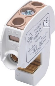 ZACISK IZOLOWANY SBB16 86105 BRĄZ