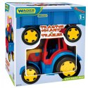 Traktor z przyczepą 120 cm gigant pudełko