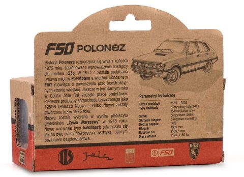 Pojazd prl fso polonez - pomarańczowy Pojazd prl fso polonez - pomarańczowy