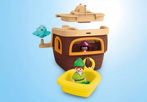 Zestaw z figurkami junior & disney piracki statek piotrusia pana Zestaw z figurkami junior & disney piracki statek piotrusia pana