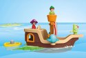 Zestaw z figurkami junior & disney piracki statek piotrusia pana