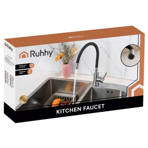 Bateria kuchenna- elastyczna wylewka Ruhhy 26324 Bateria kuchenna- elastyczna wylewka Ruhhy 26324