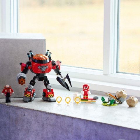 Klocki sonic 77005 knuckles kontra dr. eggman w mechu egg crusher Klocki sonic 77005 knuckles kontra dr. eggman w mechu egg crusher