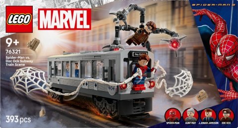 Klocki super heroes 76321 spider-man kontra doc ock - scena w metrze Klocki super heroes 76321 spider-man kontra doc ock - scena w metrze