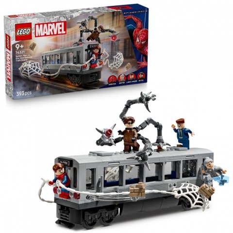 Klocki super heroes 76321 spider-man kontra doc ock - scena w metrze Klocki super heroes 76321 spider-man kontra doc ock - scena w metrze