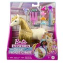 Konik barbie tornado z jasnymi włosami do stylizacji