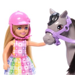 Lalka barbie chelsea na kucyku