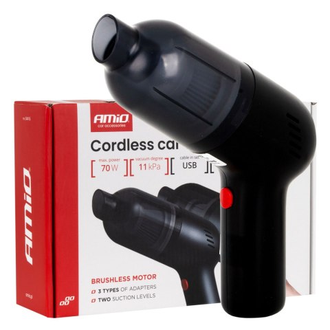 Odkurzacz samochodowy bezprzewodowy bezszczotkowy 70w 11kpa usb-c vc-08 hepa amio-04416 Odkurzacz samochodowy bezprzewodowy bezszczotkowy 70w 11kpa usb-c vc-08 hepa amio-04416