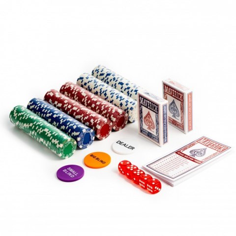 Żetony do pokera 300 sztuk maverick Żetony do pokera 300 sztuk maverick