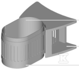 UCHWYT KABLA UPK (BK 3427)