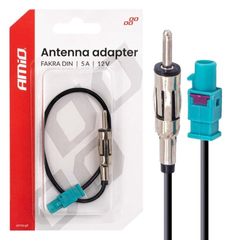 Adapter antenowy fakra din 5a 12v amio-04443 Adapter antenowy fakra din 5a 12v amio-04443