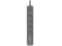 Listwa zasilająca antyprzepięciowa TRACER Power Line+ mobile ready 5 m (4 gniazda + 3x USB A, 5V 2,4A)