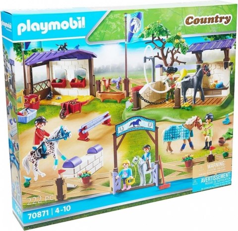 Zestaw figurek country 70871 turniej jeździecki z myjnią dla koni Zestaw figurek country 70871 turniej jeździecki z myjnią dla koni