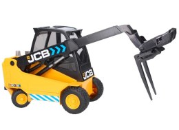 Jcb pojazd wózek z ładowaczem teleskopowym i paleta