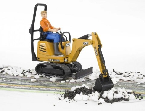Mikrokoparka jcb 8010 cts z figurką Mikrokoparka jcb 8010 cts z figurką