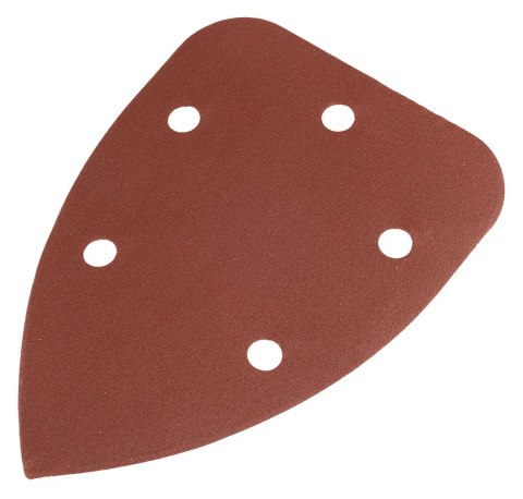 Papiery ścierne żelazko, na rzep 98 x 140 mm, P180, 5 szt., z 5 otworami Papiery ścierne żelazko, na rzep 98 x 140 mm, P180, 5 szt., z 5 otworami