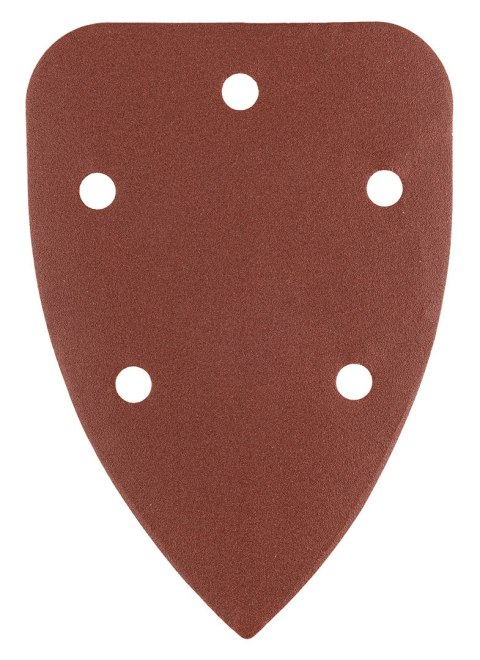 Papiery ścierne żelazko, na rzep 98 x 140 mm, P40, 5 szt., z 5 otworami Papiery ścierne żelazko, na rzep 98 x 140 mm, P40, 5 szt., z 5 otworami
