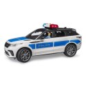 Pojazd range rover velar policyjny z figurką