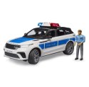 Pojazd range rover velar policyjny z figurką