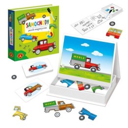 Puzzle magnetyczne samochody