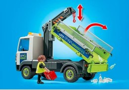 Zestaw z figurkami city action 71431 samochód ciężarowy z kontenerami na szkło