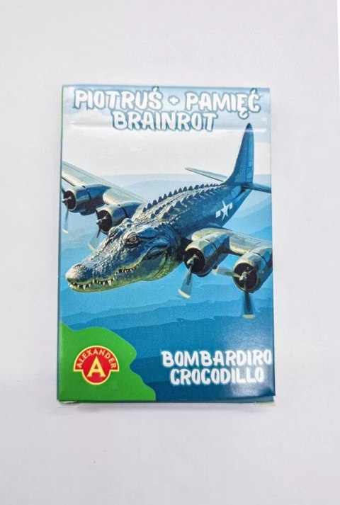 Gra piotruś i pamięć brainrot: bombardiro crocodillo Gra piotruś i pamięć brainrot: bombardiro crocodillo